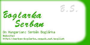 boglarka serban business card