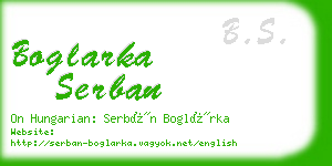 boglarka serban business card